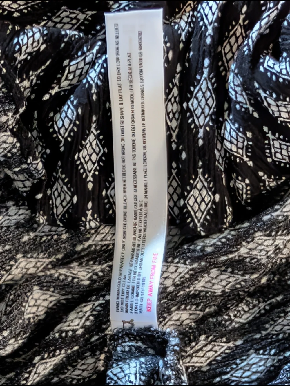 Intimately Free People Dress Sm. Petite Printed Handkerchief Hem Swing Romantic - Picture 8 of 8